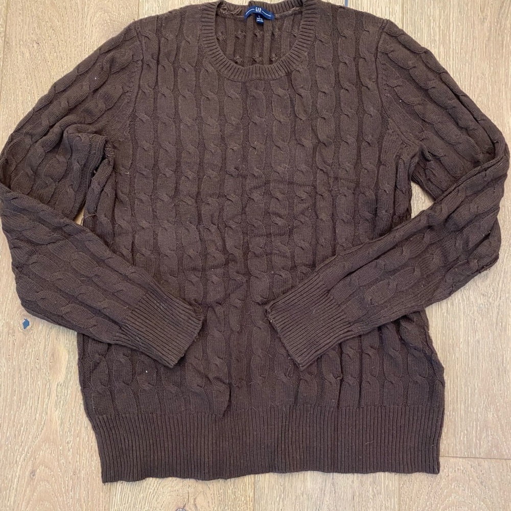 Chocolate brown Gap sweater size large
